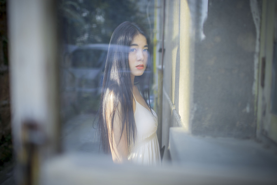 长发美女森林清纯图  第9张