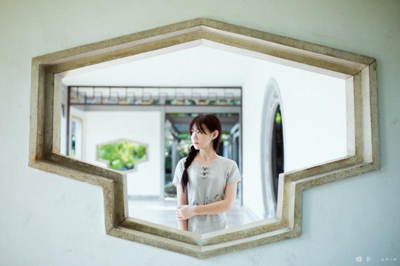 花园长裙飘飘美女  第10张