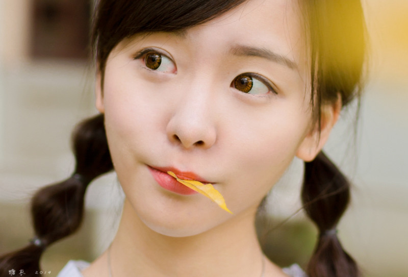 秋日清纯美女迷人图  第5张