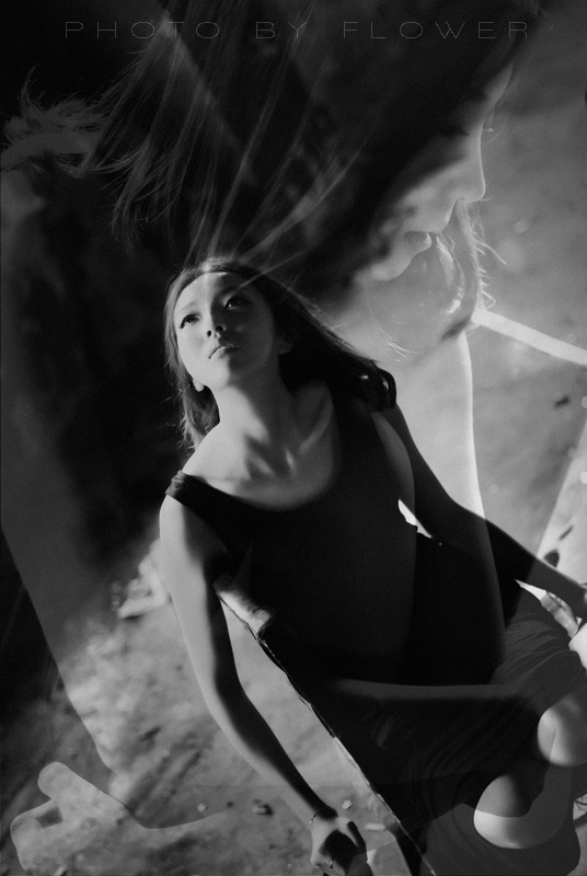 黑裙女子废楼的沉淀图  第6张