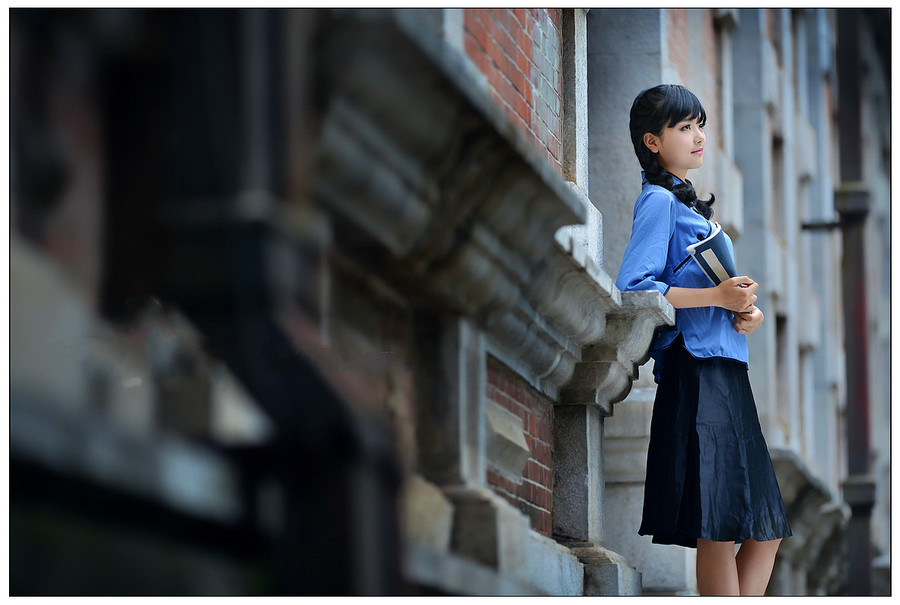 甜美双马尾的清纯迷人图  第6张