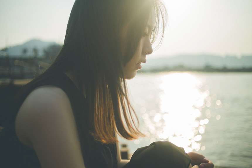 海边的黄昏独有的情怀写真  第9张