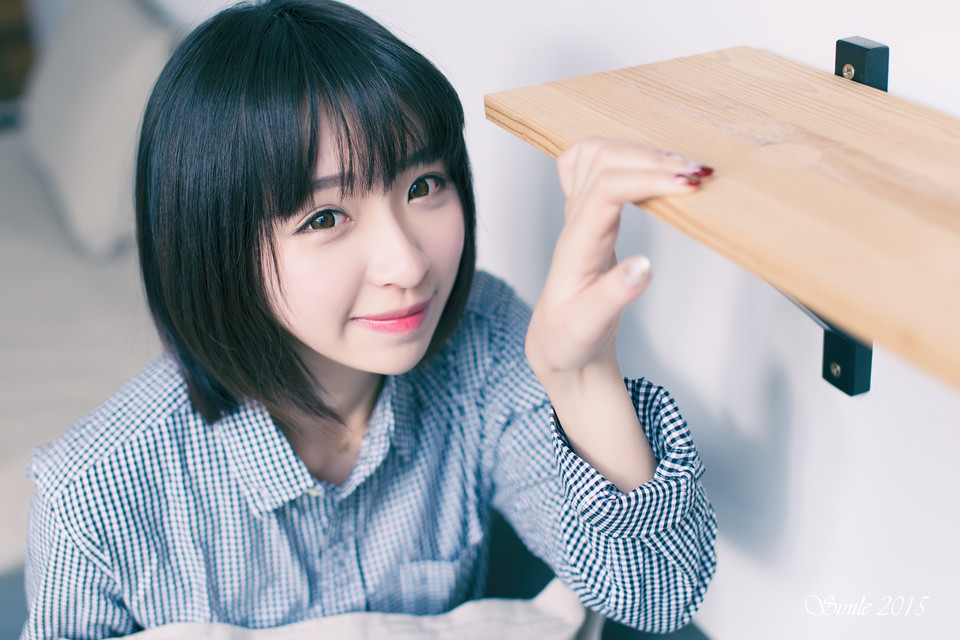 短发妹子清纯甜美图  第15张