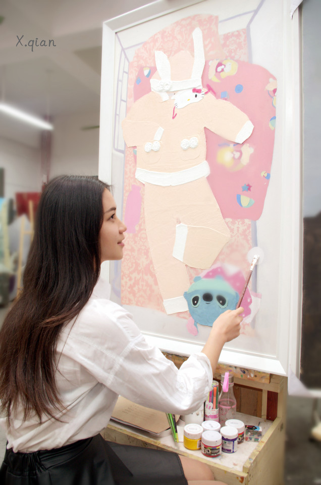 文艺女子夏日清纯写真  第1张