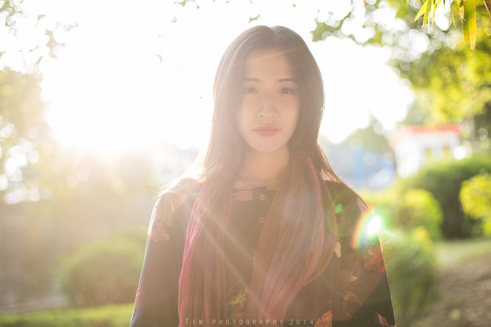 逆光少女黄昏清纯图  第10张